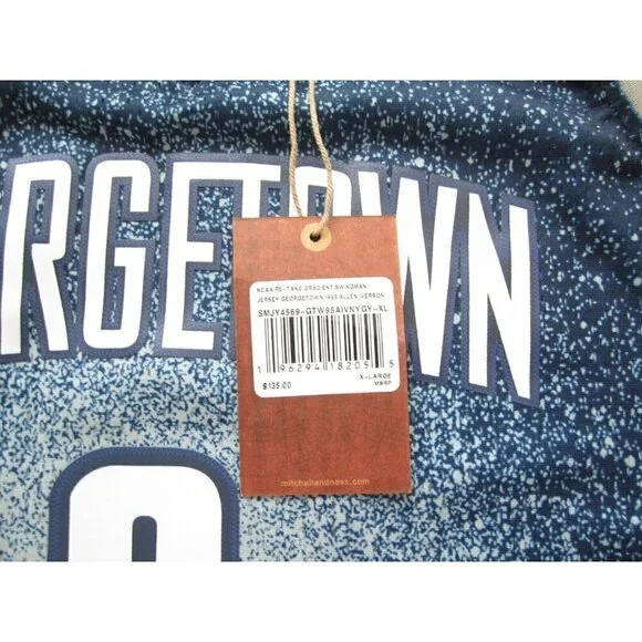 New Mitchell & Ness Allen Aiverson Georgetown Swingman 95-96 Jersey Sz XL (NW51)